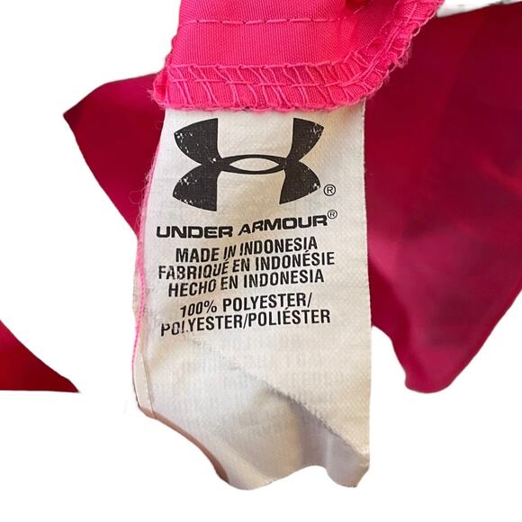 UA Under Armour Women’s Qualifier Woven Jacket Pink Lightweight Running Size M - Picture 8 of 9